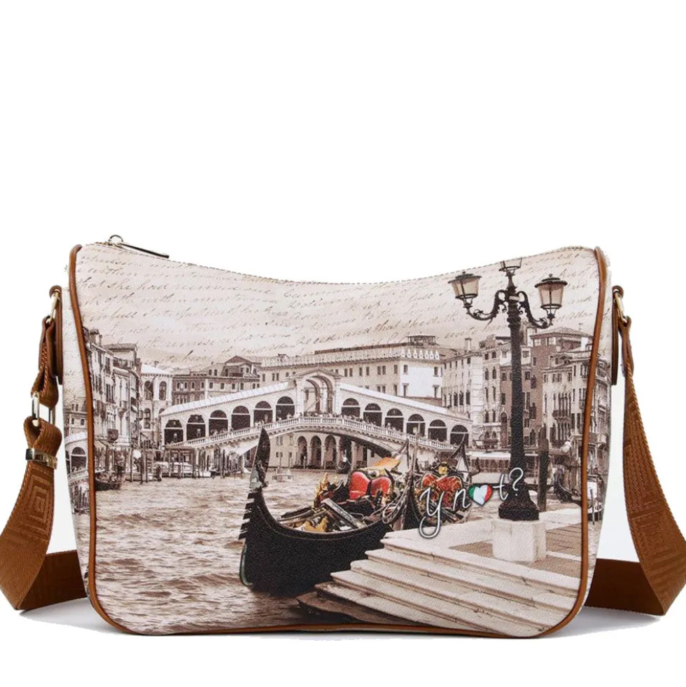 Borsa Donna Y NOT con Tracolla Regolabile linea YES-370 Venice Postcard
