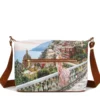 Borsa Donna Y NOT Hobo Easy Large a Tracolla YES-607 Dreaming Coast