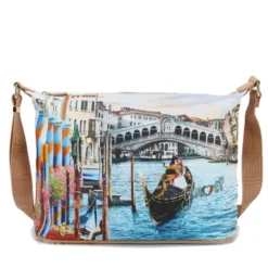 Borsa Donna Y NOT Hobo Easy Large a Tracolla YES-607 Dream in Venice
