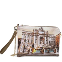Borsa Donna Y NOT Pochette con Tracolla YES-384 Lost in Rome
