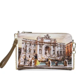 Borsa Donna Y NOT Pochette con Tracolla YES-384 Lost in Rome
