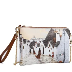 Borsa Donna Y NOT Pochette con Tracolla YES-384 Fall in Alberobello