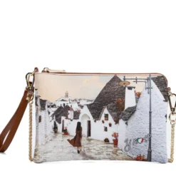 Borsa Donna Y NOT Pochette con Tracolla YES-384 Fall in Alberobello