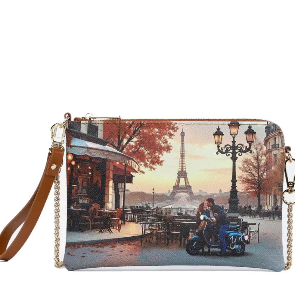 Borsa Donna Y NOT Pochette con Tracolla YES-384 Kisses From Paris
