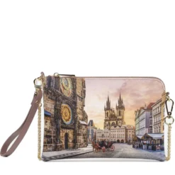 Borsa Donna Y NOT Pochette con Tracolla YES-384 Astro Clock