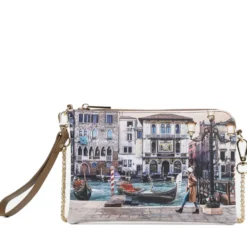 Borsa Donna Y NOT Pochette con Tracolla YES-384 Blue Lagoon