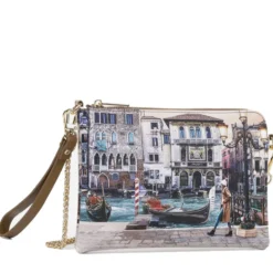 Borsa Donna Y NOT Pochette con Tracolla YES-384 Blue Lagoon