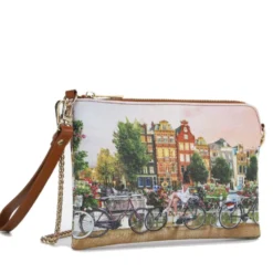 Borsa Donna Y NOT Pochette con Tracolla YES-384 Flower River