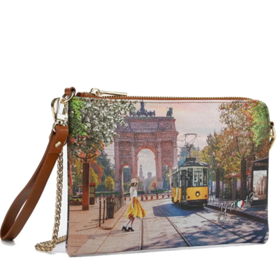 Borsa Donna Y NOT Pochette con Tracolla YES-384 Spring in Milan