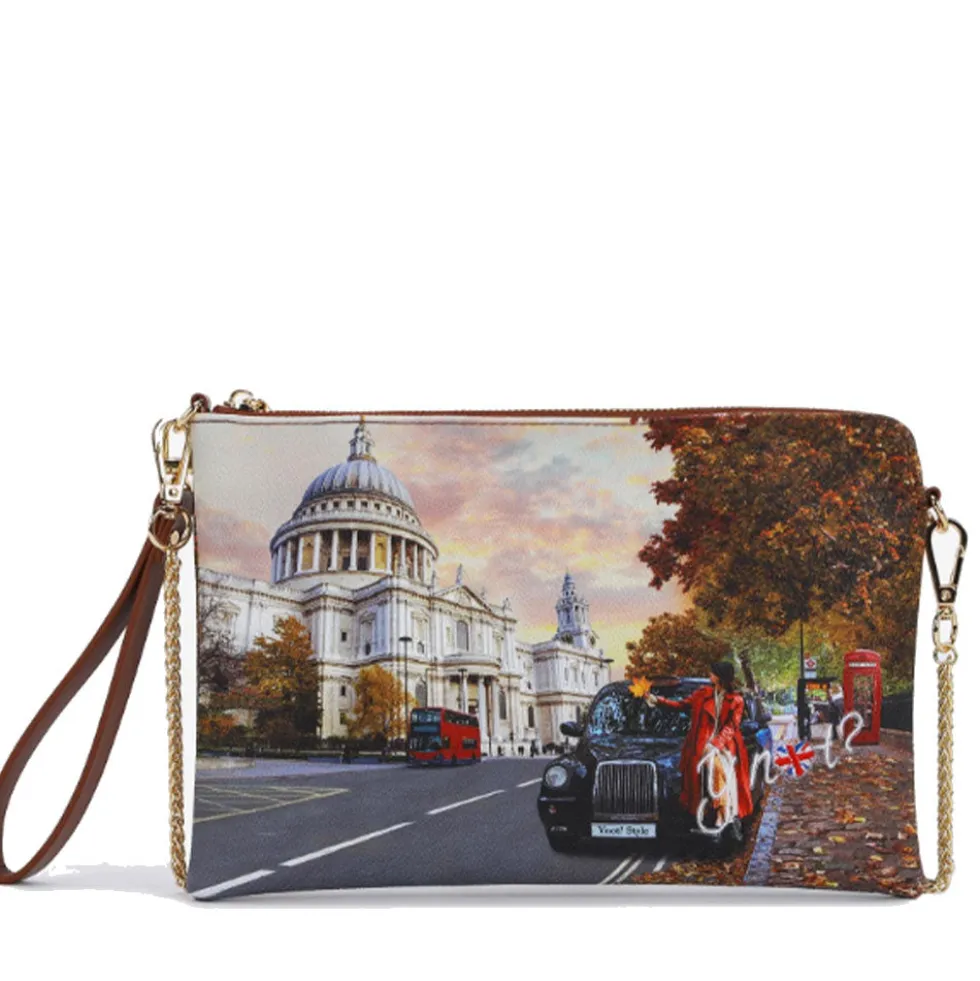 Borsa Donna Y NOT Pochette con Tracolla YES-303 London Tourist