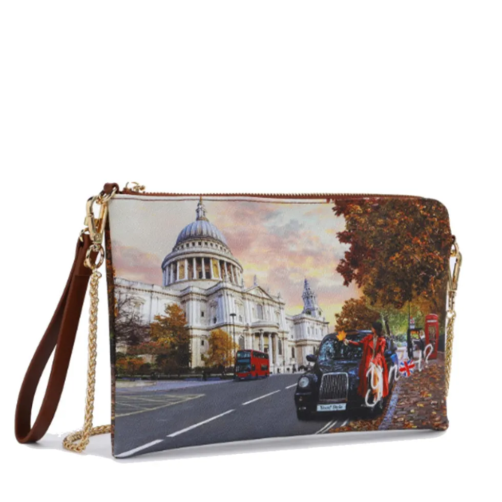 Borsa Donna Y NOT Pochette con Tracolla YES-303 London Tourist