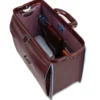 Borsa Dottore PIQUADRO in Pelle Mogano Linea Blue Square - CA2007B2