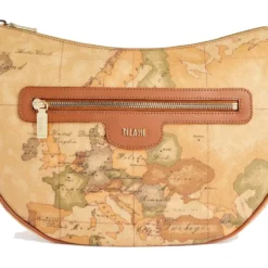 Borsa Mezzaluna a Tracolla Grande 1A Classe Alviero Martini linea Geo Classic E060