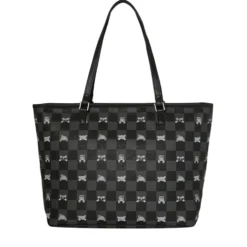 Borsa Tote Donna SPRAYGROUND stampa Gray Peeking Character Check