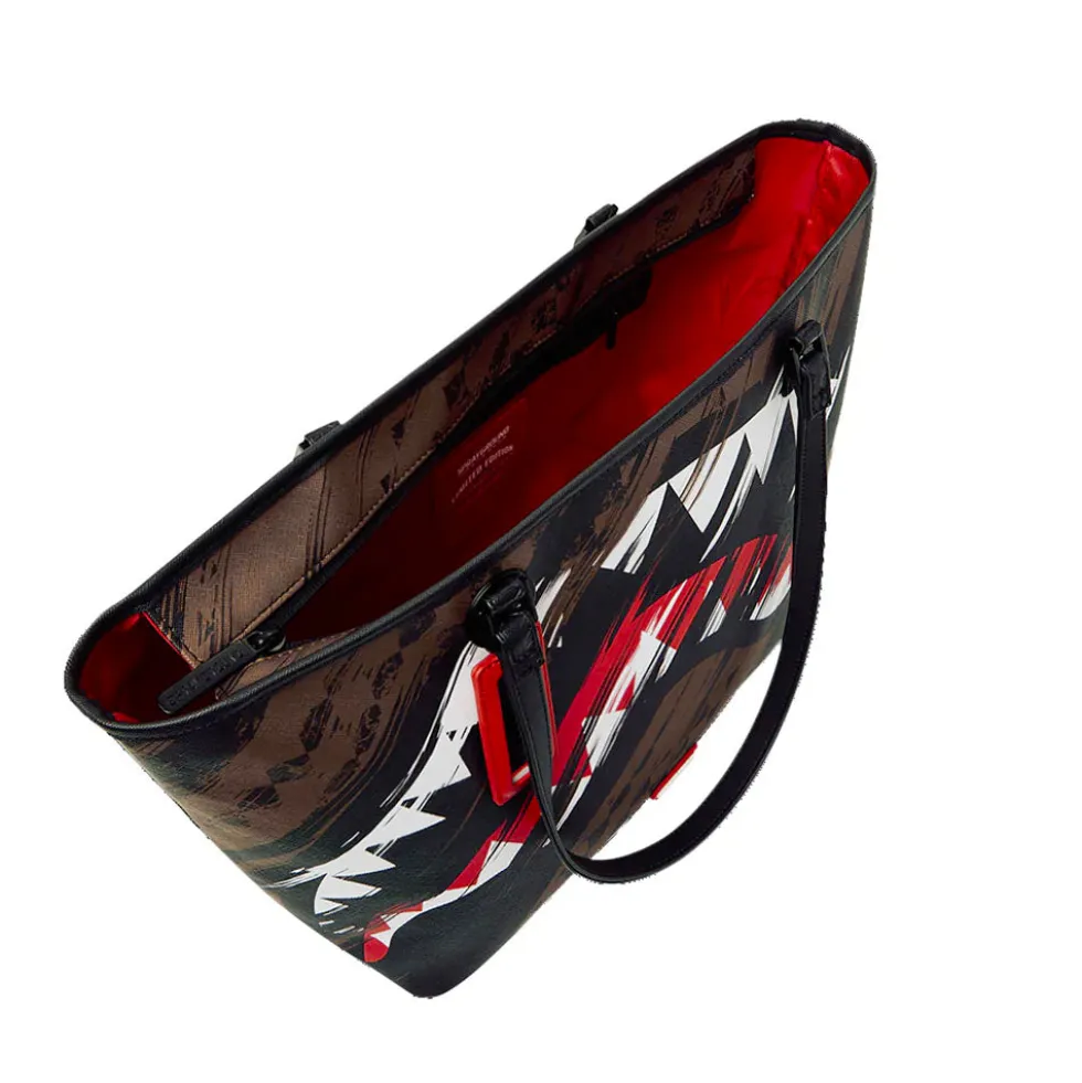 Borsa Tote Donna SPRAYGROUND stampa Smeared Grunge