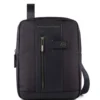 Borsello Organizzato Piquadro in Tessuto e Pelle di Colore Blu Porta iPad - CA1816BR2 Linea Brief