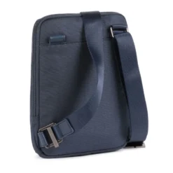 Borsello Uomo PIQUADRO in Tessuto e Pelle Blu Linea Macbeth - CA3084S115