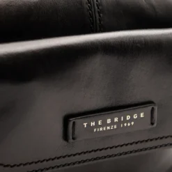 Camera Case Donna a Tracolla THE BRIDGE linea Flora in Pelle Nera