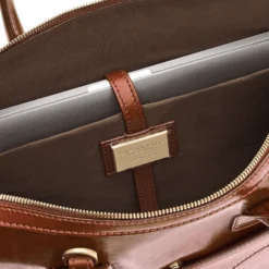 Cartella Due Manici Porta Pc THE BRIDGE in Pelle Marrone linea Story