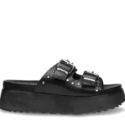 Ciabatte CULT Janis 3146 in Pelle Black - Silver