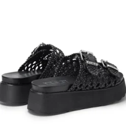 Ciabatte CULT Janis 4476 in Pelle Intrecciata Colore Nero