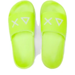 Ciabatte da Donna Sun68 Linea Slippers Logo Colore Giallo Fluo - X36210