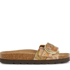 Ciabatte Donna 1A Classe Alviero Martini in Eco Nappa stampa Geo Classic 1424