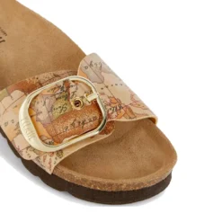 Ciabatte Donna 1A Classe Alviero Martini in Eco Nappa stampa Geo Classic 1424