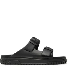 Ciabatte Donna ARMANI EXCHANGE con Doppia Fascia Colore Nero