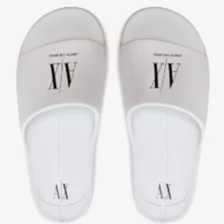 Ciabatte Donna ARMANI EXCHANGE Colore Optical White - Black