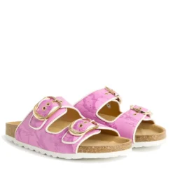 Ciabatte Donna Doppia Fascia 1A Classe Alviero Martini linea Soft Color Malva 1511