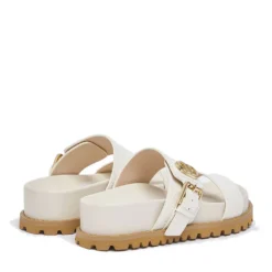 Ciabatte Donna Doppia Fascia LIU JO Livia 02 stampa Cocco color Latte