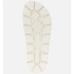 Ciabatte Donna GUESS Linea Faxon Colore Cream con Doppia Fascia