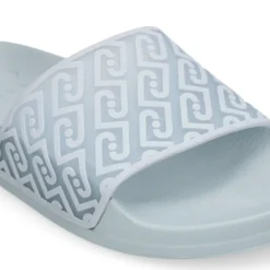 Ciabatte Donna LIU JO Kos 21 stampa Monogram in Gomma Azzurra