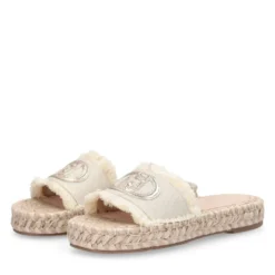 Ciabatte Donna Modello Espradillas LIU JO Paros 02 in Canvas Bianco