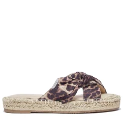 Ciabatte Donna Modello Espradillas LIU JO Paros 03 in Tessuto Stampa Animalier