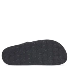Ciabatte Doppia Fascia Gioiello PATRIZIA PEPE Girl linea Fly Birkilux in Pelle Nera