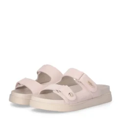 Ciabatte Doppia Fascia LIU JO Penny 902 in Suede Rosa