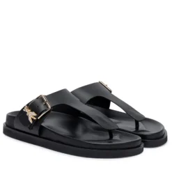Ciabatte Infradito PATRIZIA PEPE Girl linea Fly Birkilux in Pelle Nera