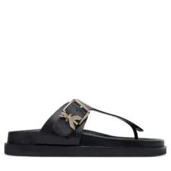 Ciabatte Infradito PATRIZIA PEPE Girl linea Fly Birkilux in Pelle Nera