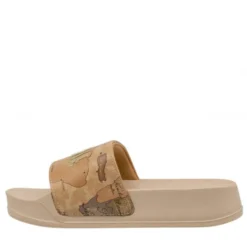 Ciabatte Platform 1A Classe Alviero Martini in Gomma Geo Beige 2505
