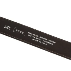 Cintura Uomo in Camoscio Blu 3,5cm - Made in Italy