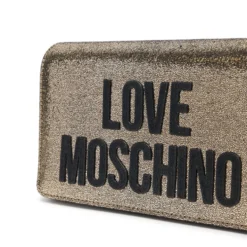 Clutch Donna con Tracolla LOVE MOSCHINO linea Smart Daily Soft Oro
