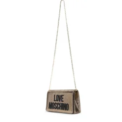 Clutch Donna con Tracolla LOVE MOSCHINO linea Smart Daily Soft Oro
