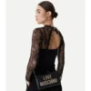 Clutch Donna con Tracolla LOVE MOSCHINO linea Smart Daily Soft Nero