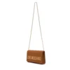 Clutch Donna con Tracolla LOVE MOSCHINO linea Smart Daily Bag Lettering Logo color Cuoio