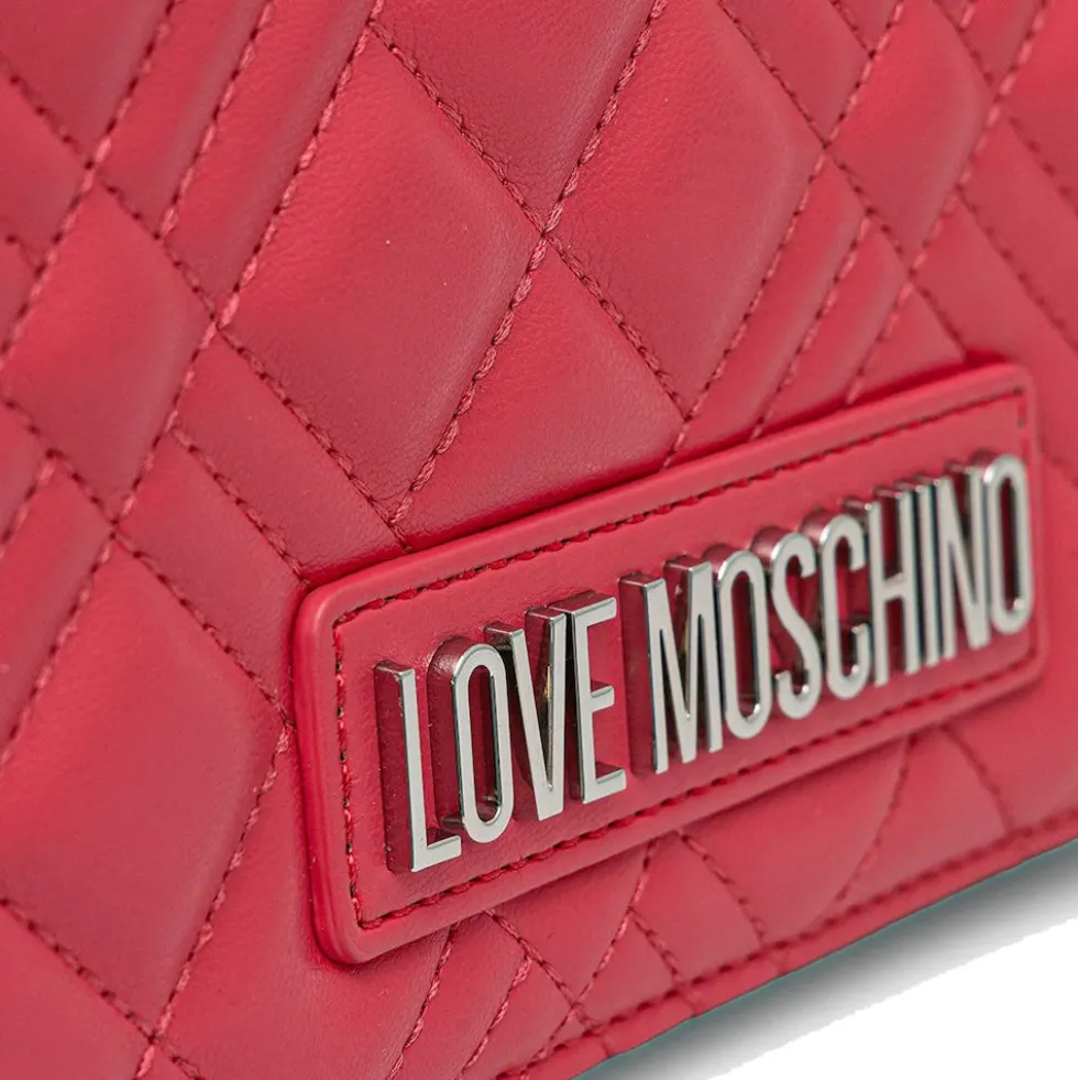 Clutch Donna con Tracolla LOVE MOSCHINO linea Quilted Fuxia
