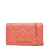 Clutch Donna con Tracolla LOVE MOSCHINO linea Smart Daily Quilted Corallo