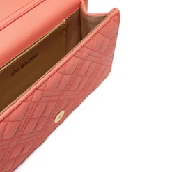 Clutch Donna con Tracolla LOVE MOSCHINO linea Smart Daily Quilted Corallo