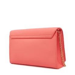 Clutch Donna con Tracolla LOVE MOSCHINO linea Smart Daily Bag Lettering Logo Corallo